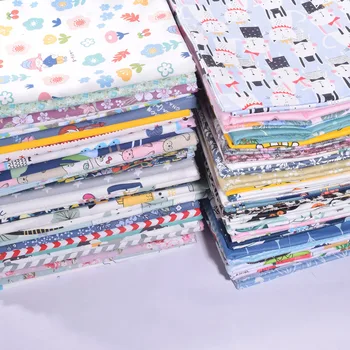 1Yard 100% Bavlna Vytlačené Keper Textílie,DIY posteľnej bielizne a Textílií,Šitie, Prešívanie Tuku Štvrtiny Materiál Baby&child Textílie